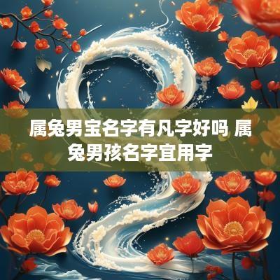 属兔男宝名字有凡字好吗 属兔男孩名字宜用字