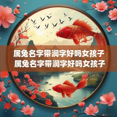 属兔名字带润字好吗女孩子 属兔名字带润字好吗女孩子怎么取
