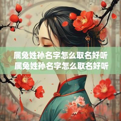 属兔姓孙名字怎么取名好听 属兔姓孙名字怎么取名好听点