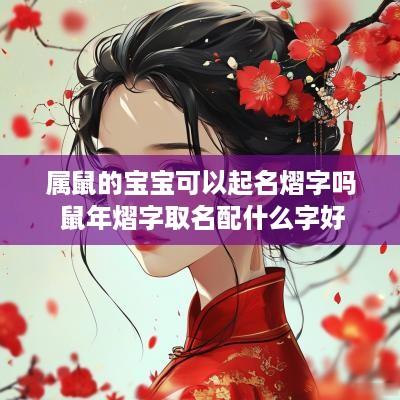 属鼠的宝宝可以起名熠字吗 蛇年熠字取名配什么字好