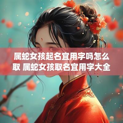 属蛇女孩起名宜用字吗怎么取 属蛇女孩取名宜用字大全