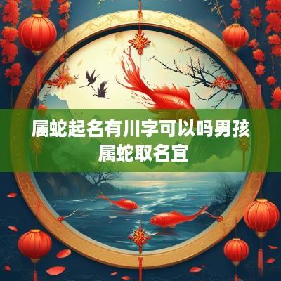 属蛇起名有川字可以吗男孩 属蛇取名宜