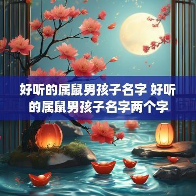 好听的属鼠男孩子名字 好听的属鼠男孩子名字两个字