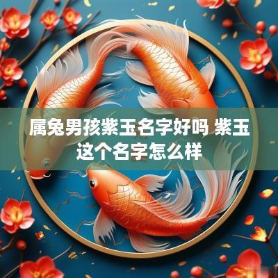 属兔男孩紫玉名字好吗 紫玉这个名字怎么样