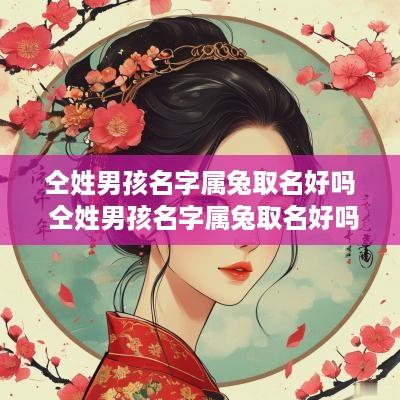 仝姓男孩名字属兔取名好吗 仝姓男孩名字属兔取名好吗