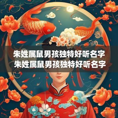 朱姓属鼠男孩独特好听名字 朱姓属鼠男孩独特好听名字有哪些