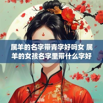 属羊的名字带青字好吗女 属羊的女孩名字里带什么字好