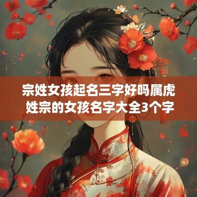 宗姓女孩起名三字好吗属虎 姓宗的女孩名字大全3个字