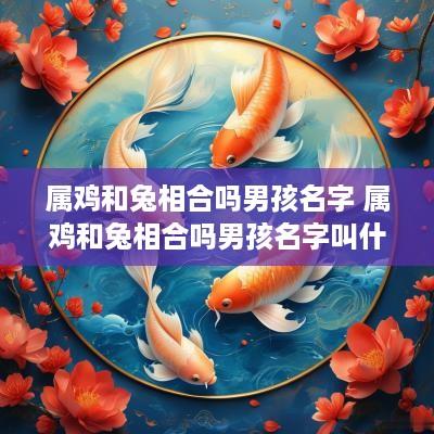 属鸡和兔相合吗男孩名字 属鸡和兔相合吗男孩名字叫什么