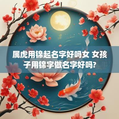 属虎用锦起名字好吗女 女孩子用锦字做名字好吗?