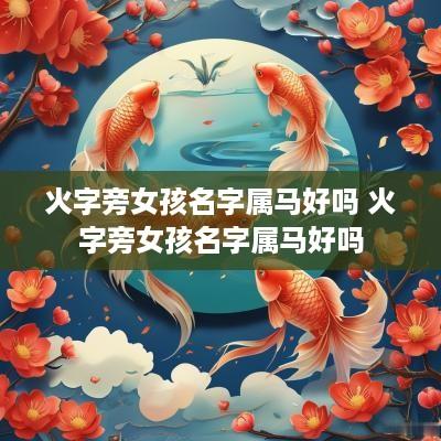 火字旁女孩名字属马好吗 火字旁女孩名字属马好吗