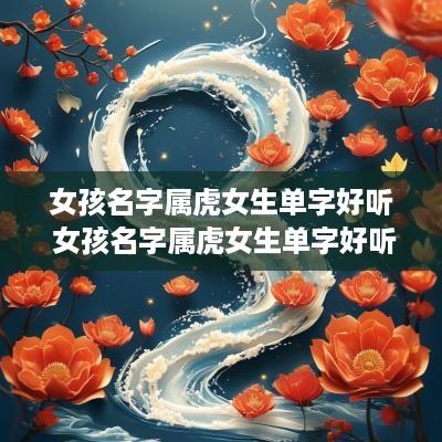 女孩名字属虎女生单字好听 女孩名字属虎女生单字好听的有哪些