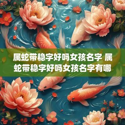属蛇带稳字好吗女孩名字 属蛇带稳字好吗女孩名字有哪些