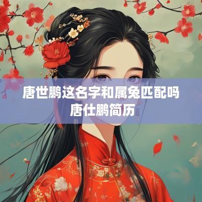 唐世鹏这名字和属兔匹配吗 唐仕鹏简历