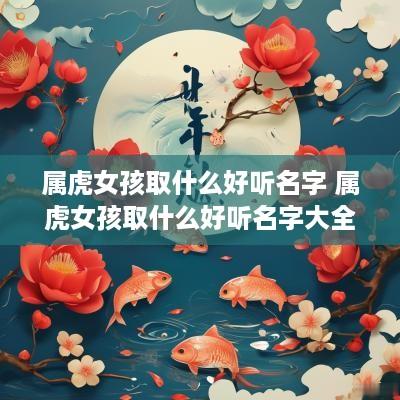 属虎女孩取什么好听名字 属虎女孩取什么好听名字大全