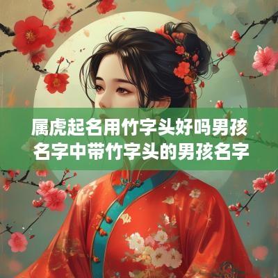 属虎起名用竹字头好吗男孩 名字中带竹字头的男孩名字
