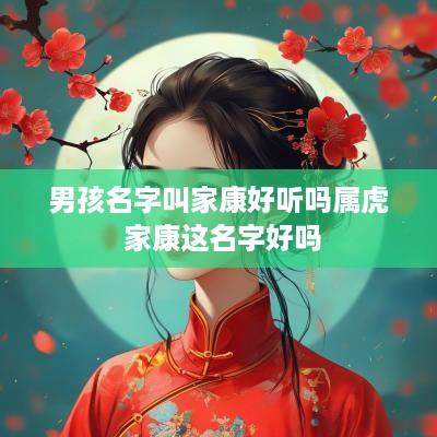 男孩名字叫家康好听吗属虎 家康这名字好吗