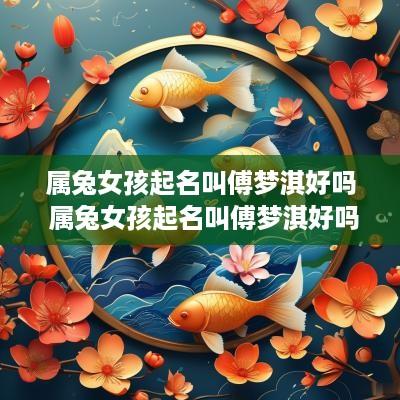 属兔女孩起名叫傅梦淇好吗 属兔女孩起名叫傅梦淇好吗