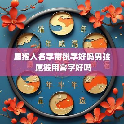 属猴人名字带锐字好吗男孩 属猴用睿字好吗