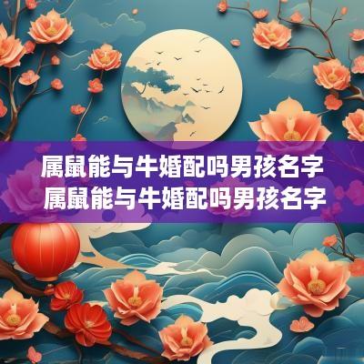 属鼠能与牛婚配吗男孩名字 属鼠能与牛婚配吗男孩名字叫什么