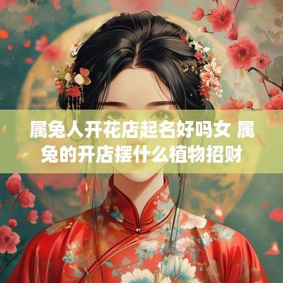 属兔人开花店起名好吗女 属兔的开店摆什么植物招财