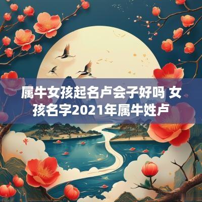 属牛女孩起名卢会子好吗 女孩名字2025年属牛姓卢