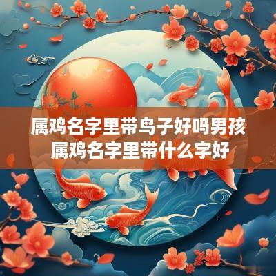 属鸡名字里带鸟子好吗男孩 属鸡名字里带什么字好