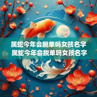 属蛇今年会脱单吗女孩名字 属蛇今年会脱单吗女孩名字叫什么
