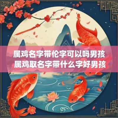 属鸡名字带伦字可以吗男孩 属鸡取名字带什么字好男孩