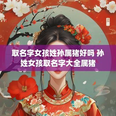 取名字女孩姓孙属猪好吗 孙姓女孩取名字大全属猪