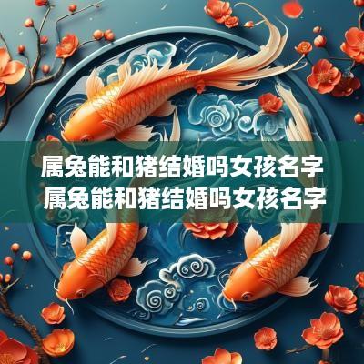 属兔能和猪结婚吗女孩名字 属兔能和猪结婚吗女孩名字叫什么