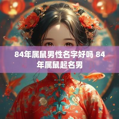84年属鼠男性名字好吗 84年属鼠起名男