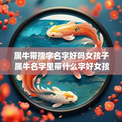属牛带孺字名字好吗女孩子 属牛名字里带什么字好女孩