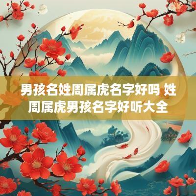 男孩名姓周属虎名字好吗 姓周属虎男孩名字好听大全