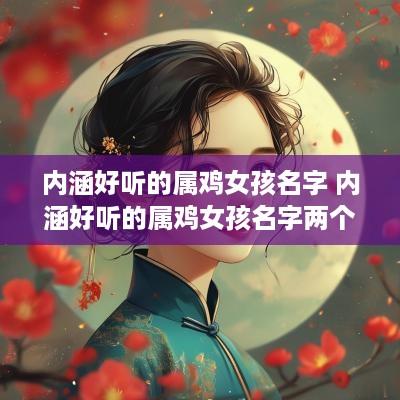 内涵好听的属鸡女孩名字 内涵好听的属鸡女孩名字两个字