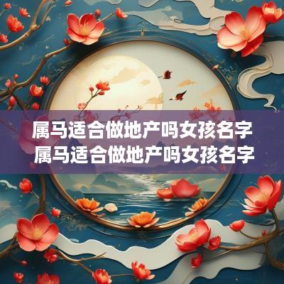 属马适合做地产吗女孩名字 属马适合做地产吗女孩名字叫什么