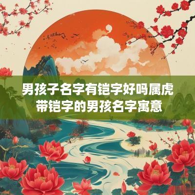 男孩子名字有铠字好吗属虎 带铠字的男孩名字寓意