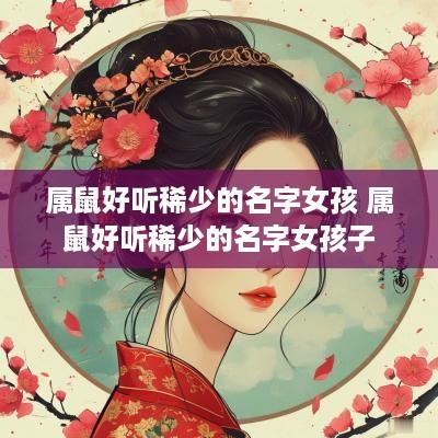 属鼠好听稀少的名字女孩 属鼠好听稀少的名字女孩子