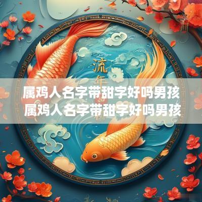 属鸡人名字带甜字好吗男孩 属鸡人名字带甜字好吗男孩怎么取名