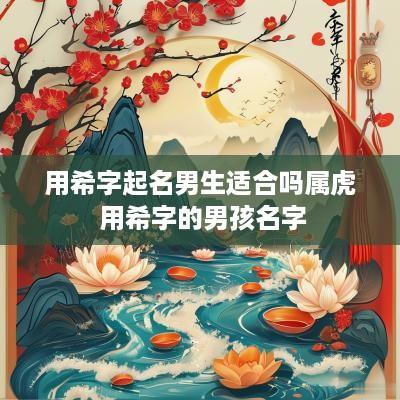 用希字起名男生适合吗属虎 用希字的男孩名字