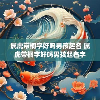 属虎带桐字好吗男孩起名 属虎带桐字好吗男孩起名字