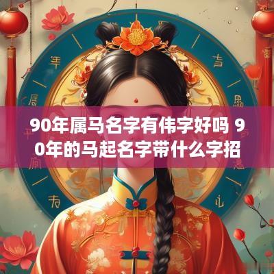 90年属马名字有伟字好吗 90年的马起名字带什么字招财