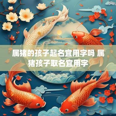 属猪的孩子起名宜用字吗 属猪孩子取名宜用字