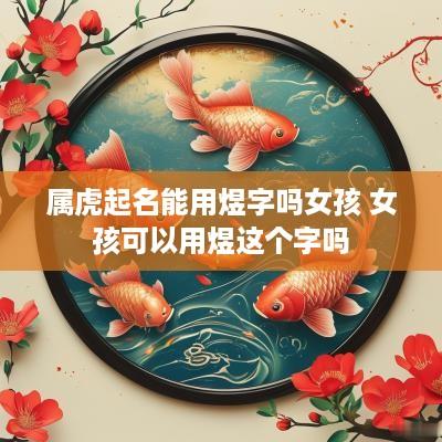 属虎起名能用煜字吗女孩 女孩可以用煜这个字吗
