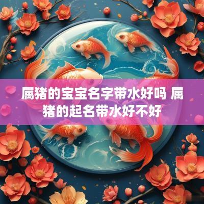 属猪的宝宝名字带水好吗 属猪的起名带水好不好