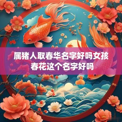 属猪人取春华名字好吗女孩 春花这个名字好吗