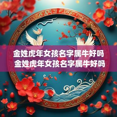 金姓蛇年女孩名字属牛好吗 金姓蛇年女孩名字属牛好吗怎么取