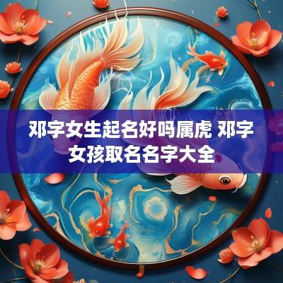 邓字女生起名好吗属虎 邓字女孩取名名字大全