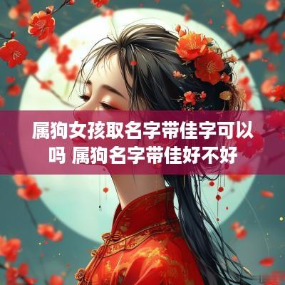 属狗女孩取名字带佳字可以吗 属狗名字带佳好不好