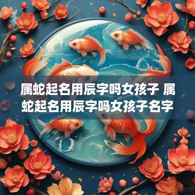 属蛇起名用辰字吗女孩子 属蛇起名用辰字吗女孩子名字
